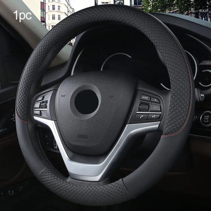 SEAMETAL Leather Steering Cover