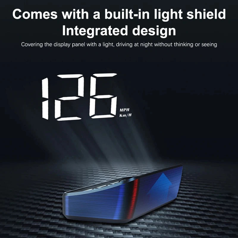 HUD GPS Speedometer – Digital Windshield Display for Cars & Trucks