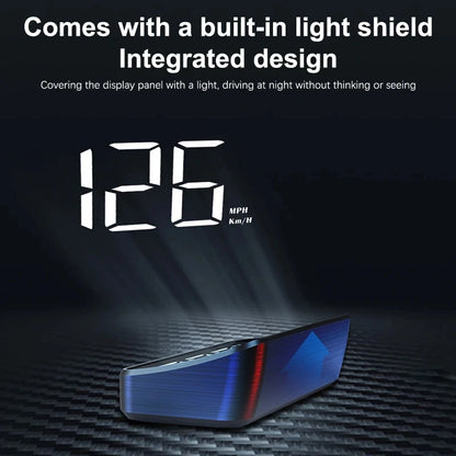 HUD GPS Speedometer – Digital Windshield Display for Cars & Trucks