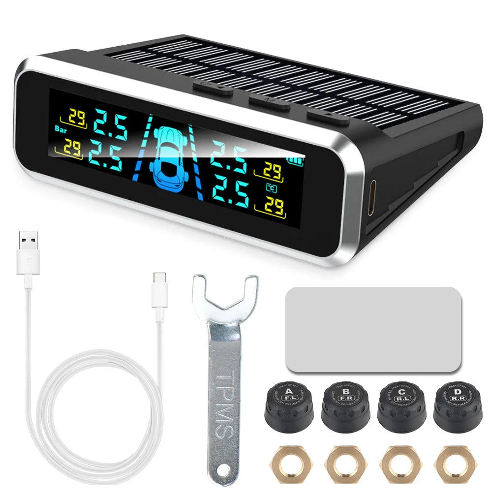 TPMS with 4 External Sensors & Alert