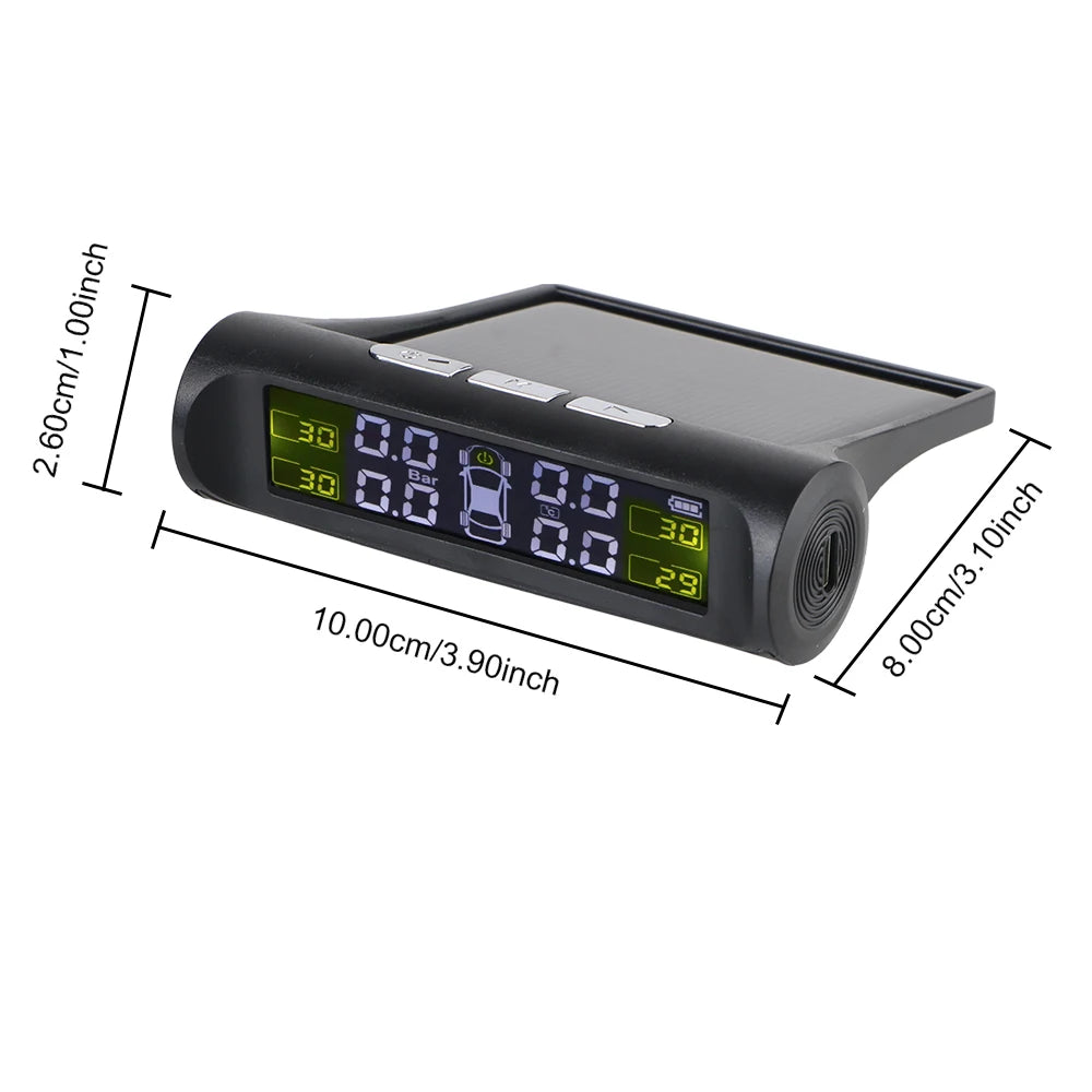 TPMS with 4 External Sensors & Alert
