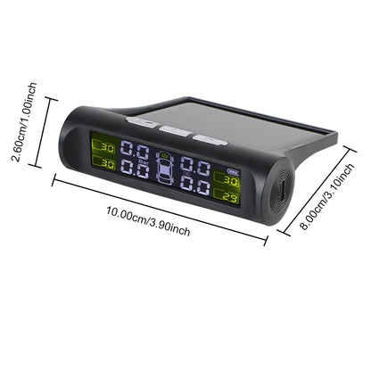 TPMS with 4 External Sensors & Alert