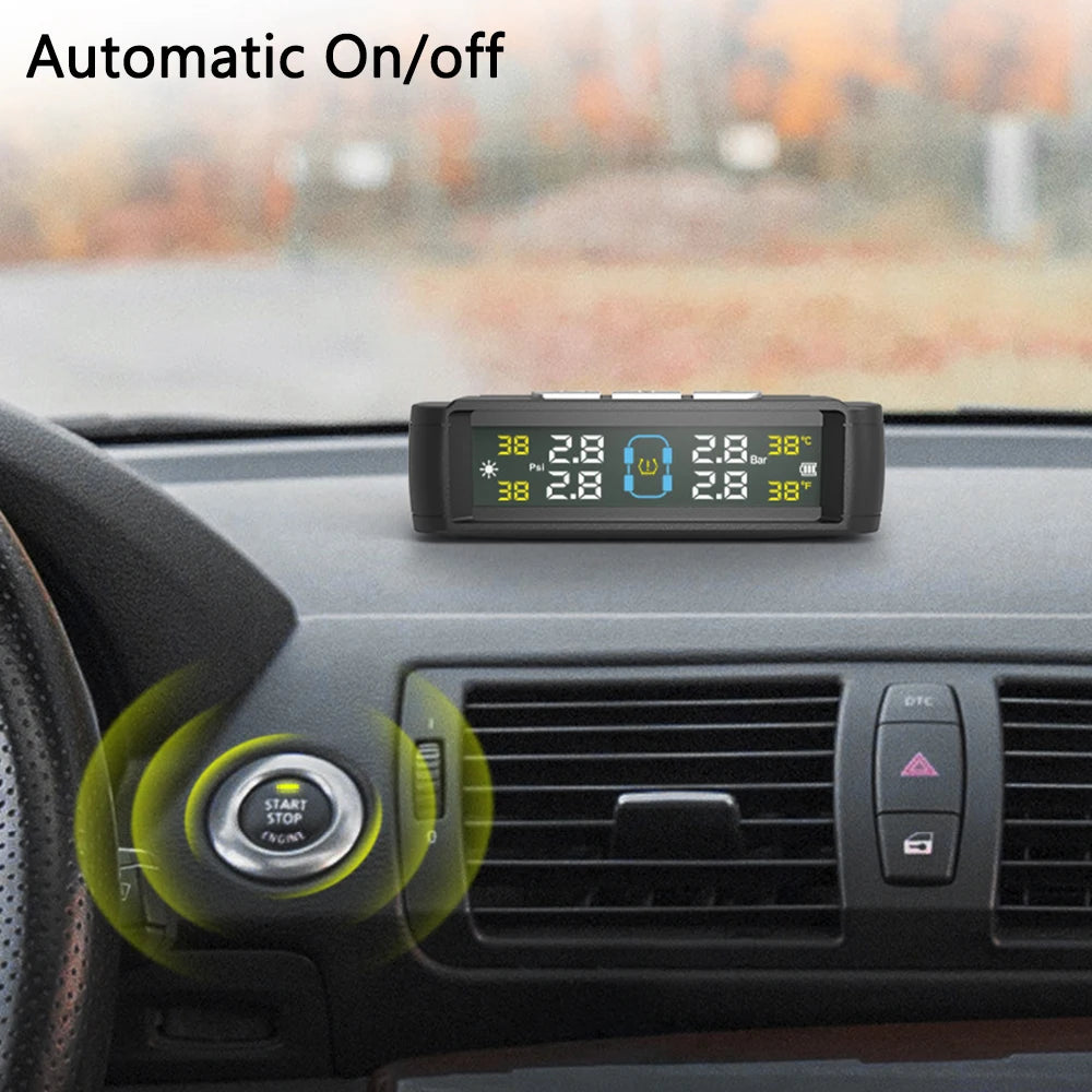 TPMS with 4 External Sensors & Alert