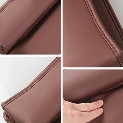 Leather Car Seat Gap Organizer Box