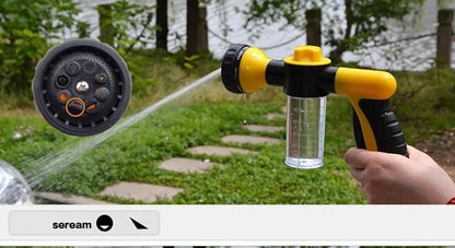 High-Pressure Foam Car Wash Sprayer | Portable Water Gun