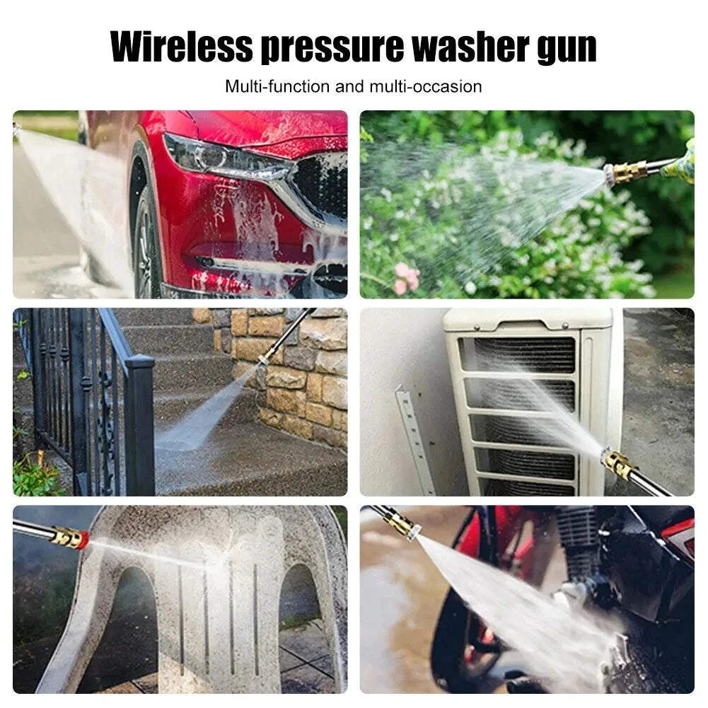 60BAR Wireless High Pressure Car Wash Water Gun