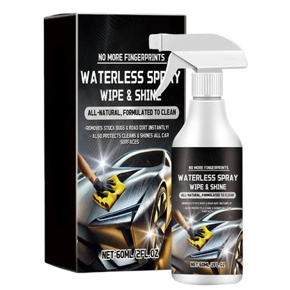 Waterless Car Wash Spray – Quick Clean & Shine