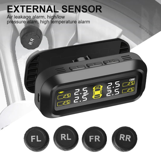 TPMS with 4 External Sensors & Alert