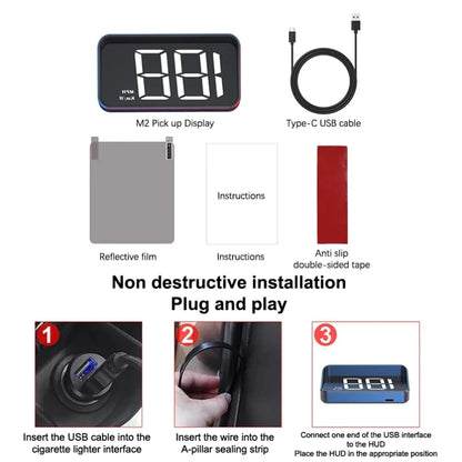 HUD GPS Speedometer – Digital Windshield Display for Cars & Trucks