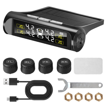 TPMS with 4 External Sensors & Alert