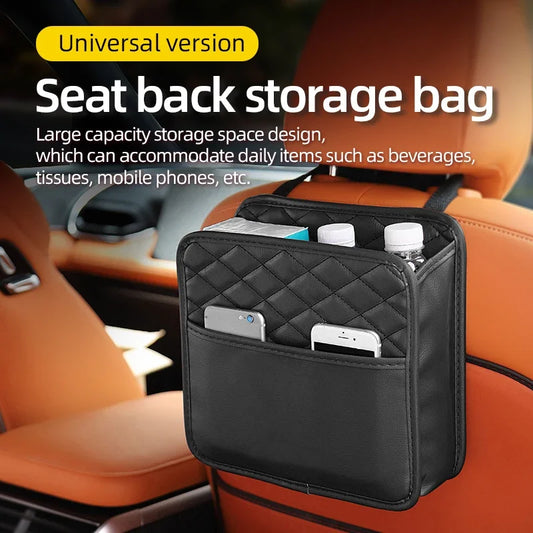Leather Car Seat Organizer