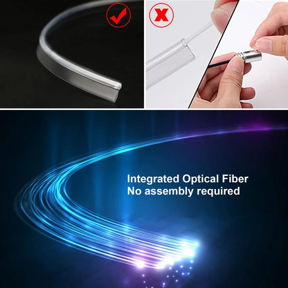 RGB LED Car Interior Ambient Lights with App & Remote