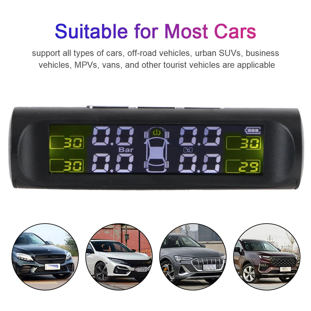 TPMS with 4 External Sensors & Alert