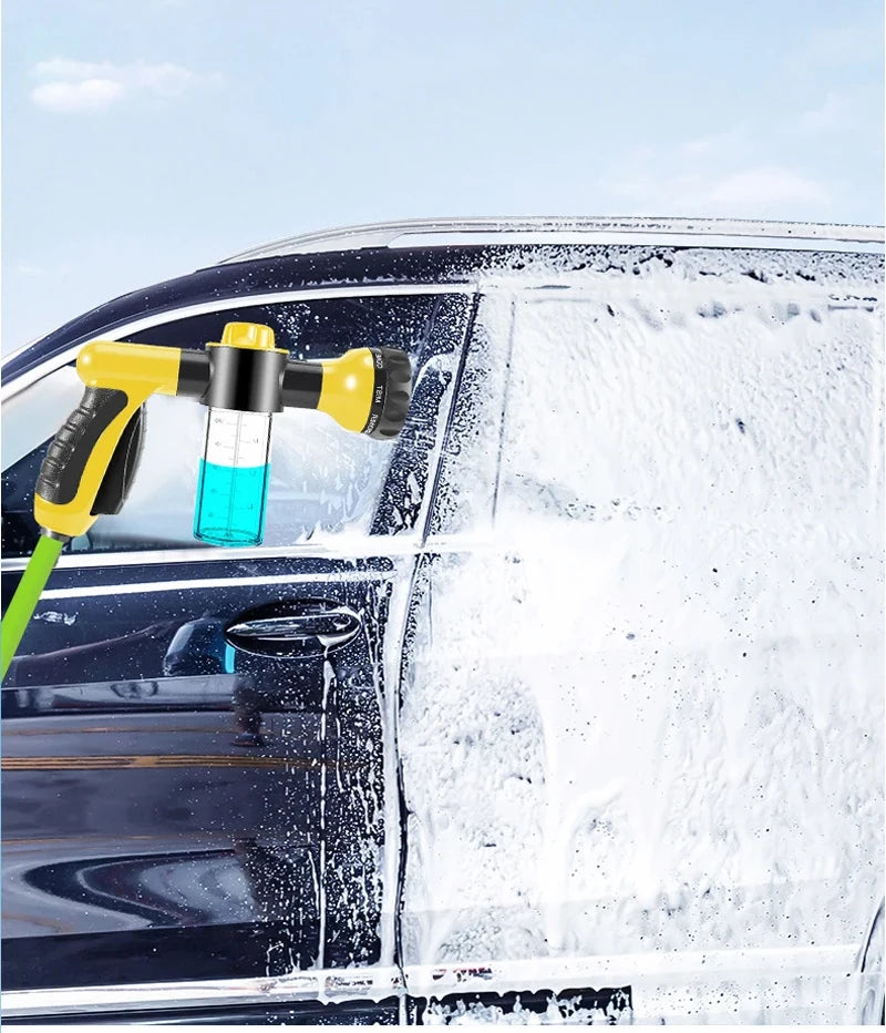 High-Pressure Foam Car Wash Sprayer | Portable Water Gun