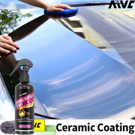Ceramic Car Coating Spray – Nano Hydrophobic Polish & Scratch Repair