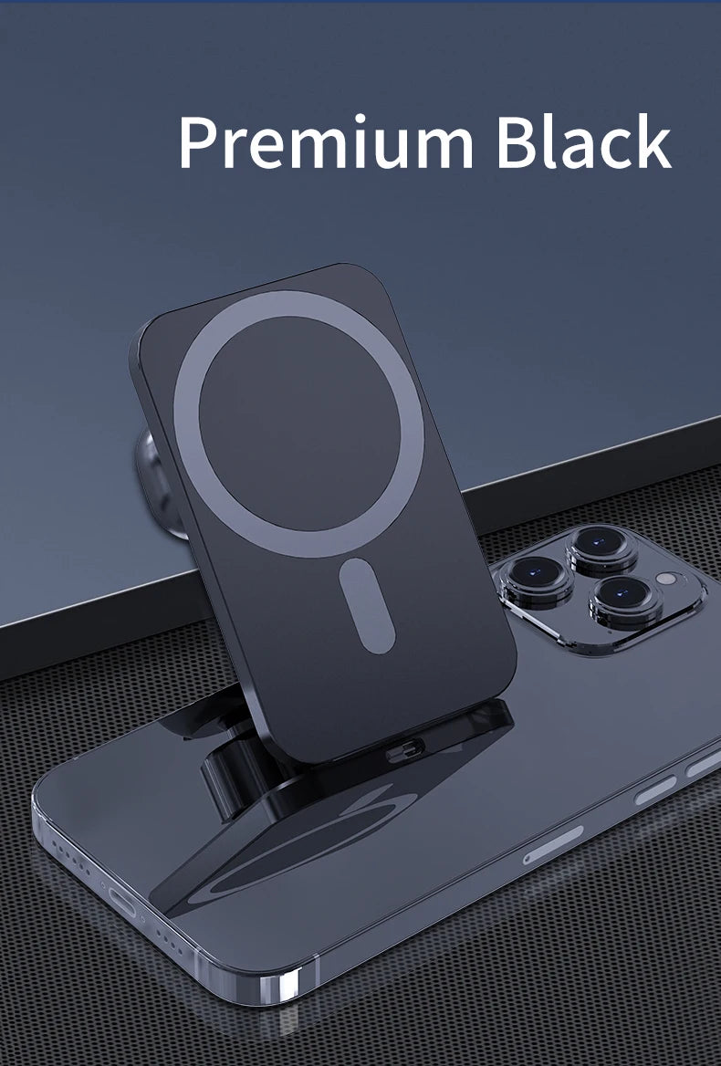 30W Magnetic Wireless Car Charger for iPhone 15/14/13/12 Series | MagSafe Fast Charging Phone Holder Mount