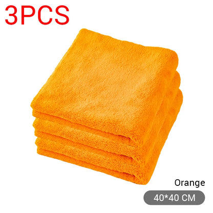 40 × 40 cm Microfiber Car Wash Towels – Pack of 1/3/6/9