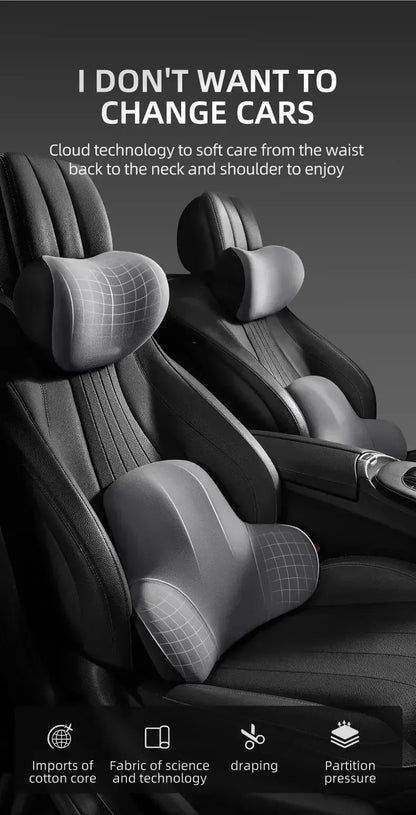 Car Neck & Lumbar Cushion