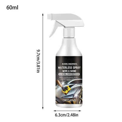 Waterless Car Wash Spray – Quick Clean & Shine