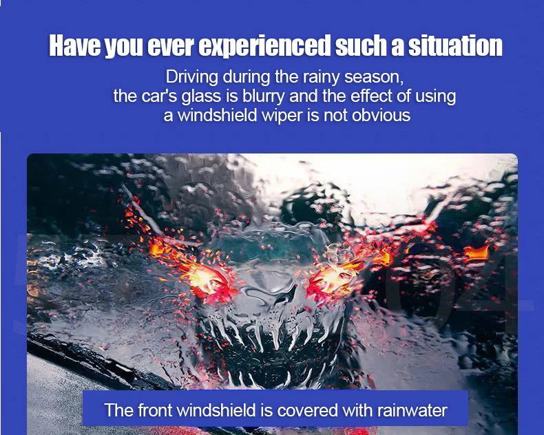 Auto Glass Water Repellent Spray – Anti-Rain Coating for Windshield & Mirrors