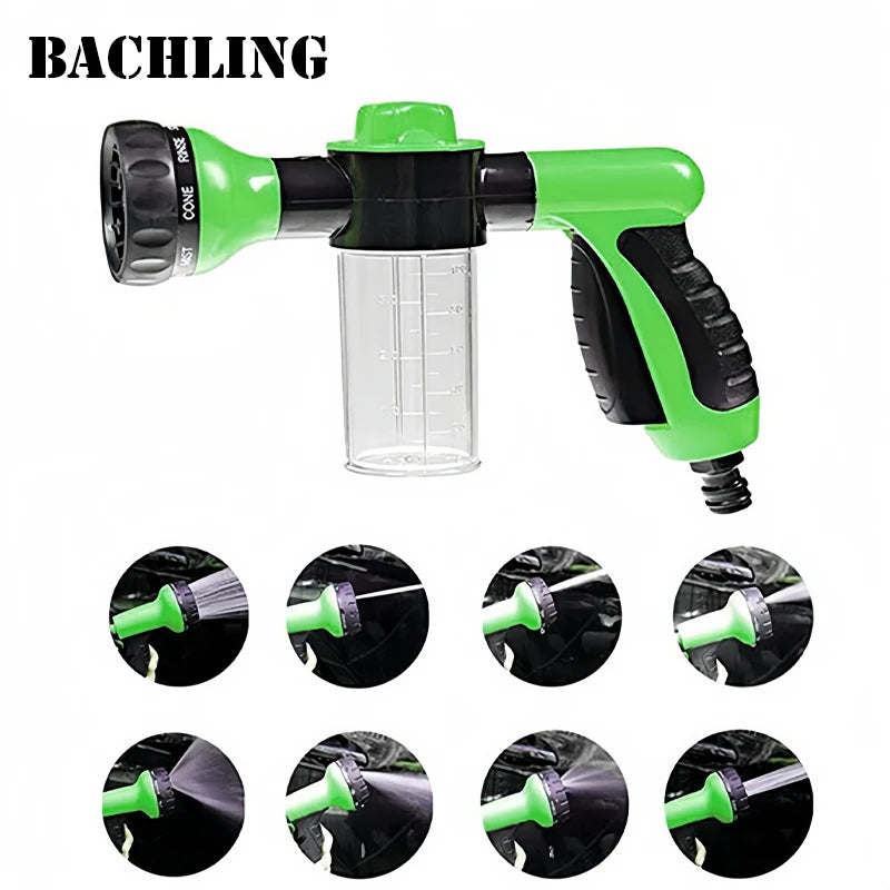 High-Pressure Foam Car Wash Sprayer | Portable Water Gun