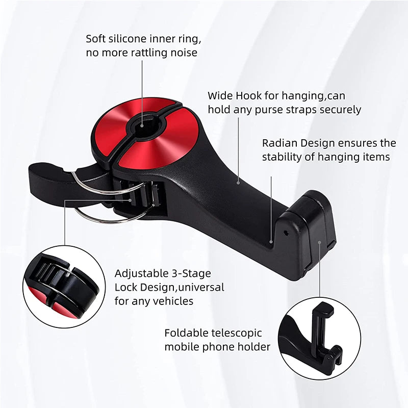 2-in-1 Car Seat Hook