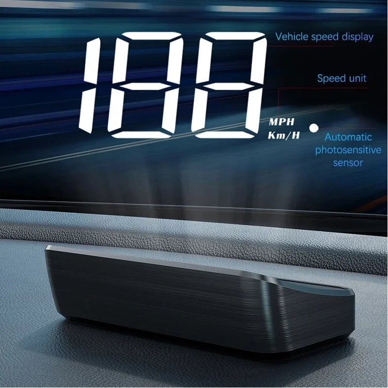 HUD GPS Speedometer – Digital Windshield Display for Cars & Trucks