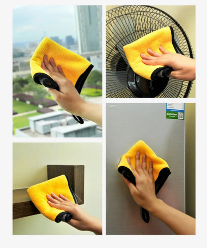 Microfiber Car Wash Towels (30×30/30×60 cm, Pack of 3/5/10)
