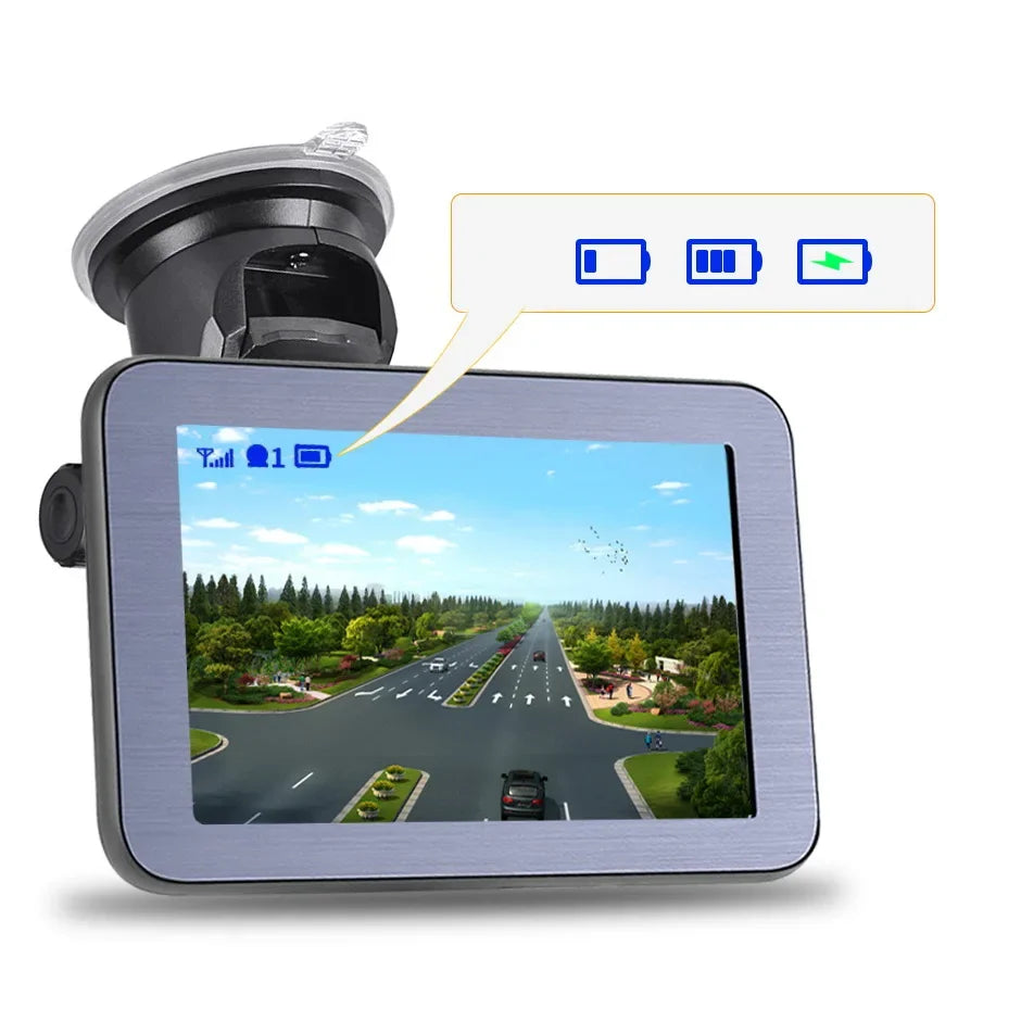 Solar Wireless Backup Camera with 5" AHD Monitor for RV, Truck, Trailer, Camper – WiFi & Magnetic Mount