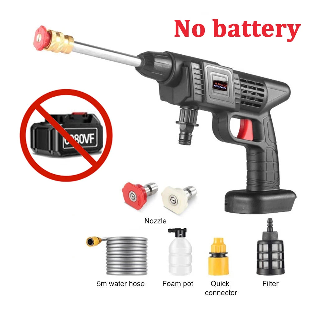 60BAR Wireless High Pressure Car Wash Water Gun