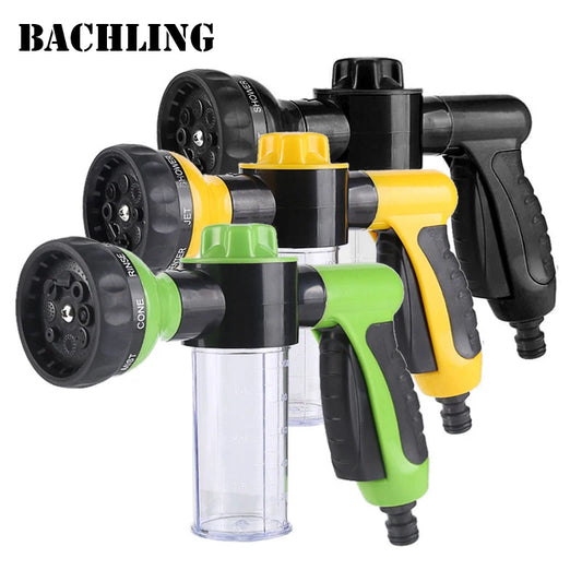 High-Pressure Foam Car Wash Sprayer | Portable Water Gun