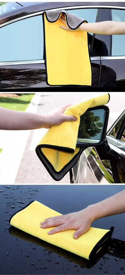 Microfiber Car Wash Towels (30×30/30×60 cm, Pack of 3/5/10)