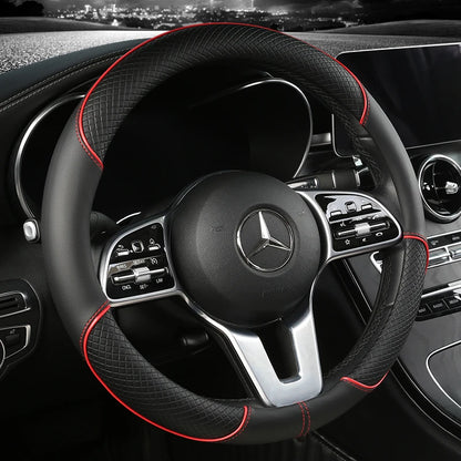 Leather Diamond Steering Cover