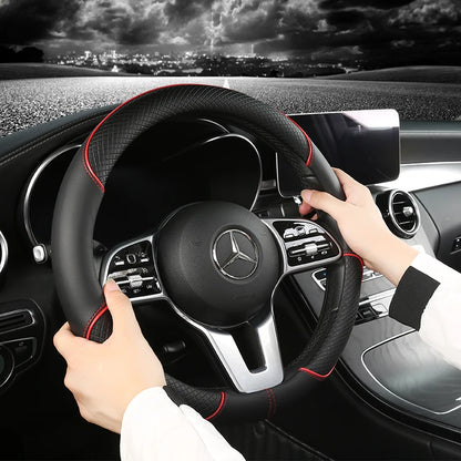 Leather Diamond Steering Cover