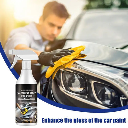 Waterless Car Wash Spray – Quick Clean & Shine