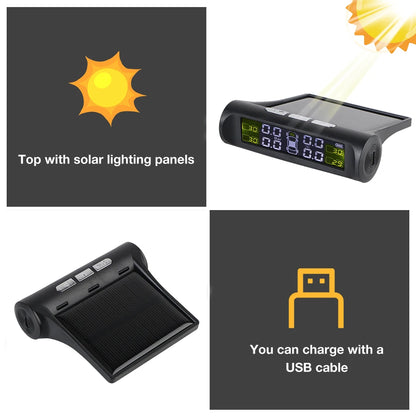 TPMS with 4 External Sensors & Alert