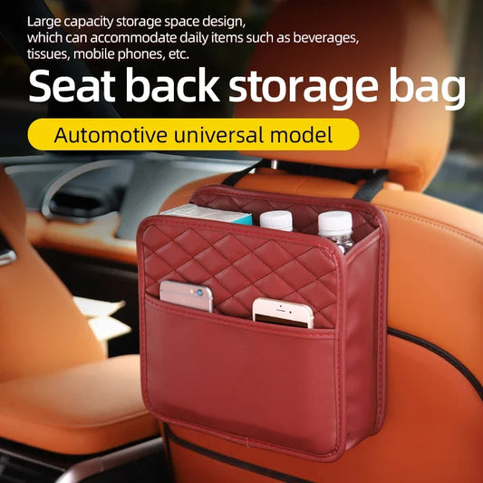 Leather Car Seat Organizer