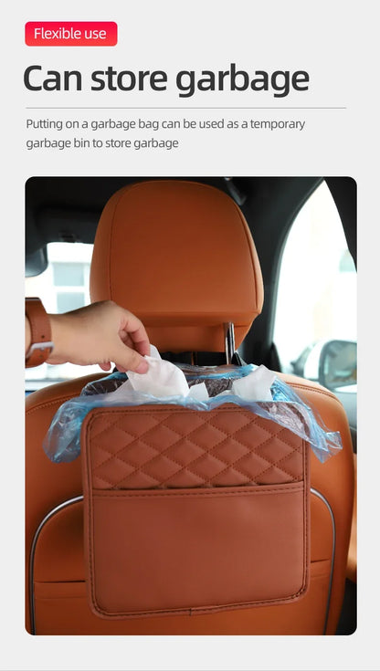 Leather Car Seat Organizer