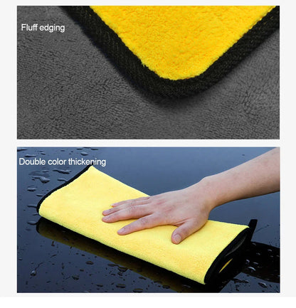 Microfiber Car Wash Towels (30×30/30×60 cm, Pack of 3/5/10)