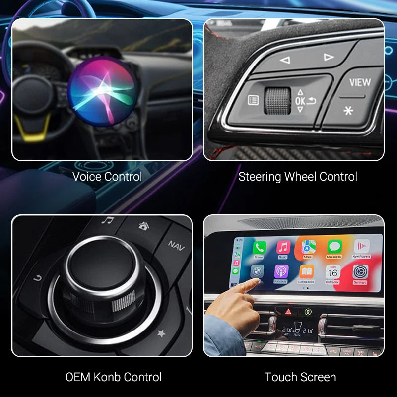 Wireless CarPlay/Android Auto Adapter – 2025 Upgrade, Fast 5GHz, Plug & Play
