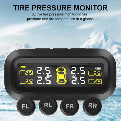 TPMS with 4 External Sensors & Alert