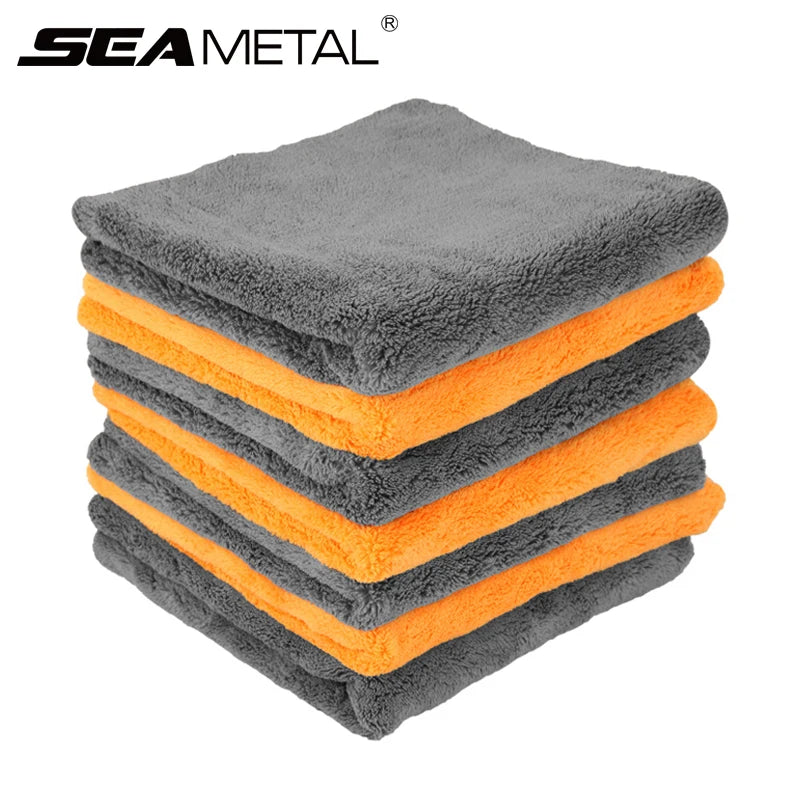 40 × 40 cm Microfiber Car Wash Towels – Pack of 1/3/6/9