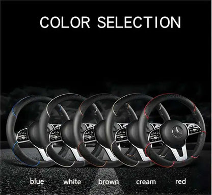Leather Diamond Steering Cover