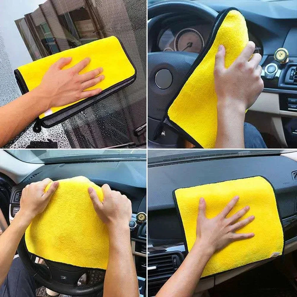 Microfiber Car Wash Towels (30×30/30×60 cm, Pack of 3/5/10)