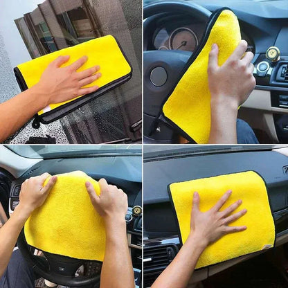 Microfiber Car Wash Towels (30×30/30×60 cm, Pack of 3/5/10)
