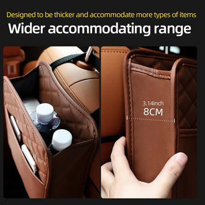 Leather Car Seat Organizer