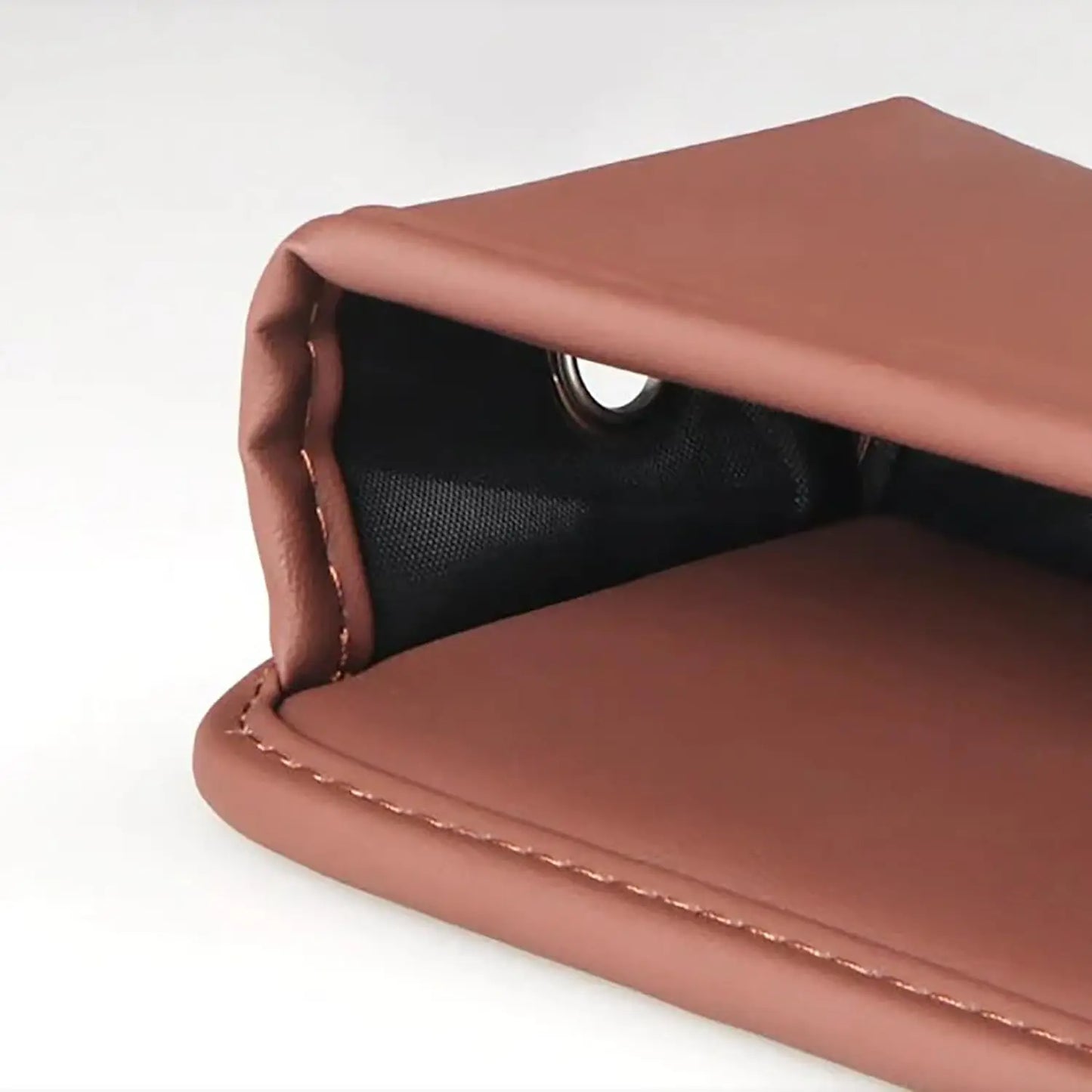 Leather Car Seat Gap Organizer Box
