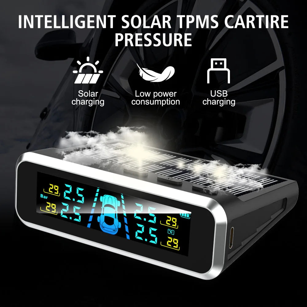 TPMS with 4 External Sensors & Alert