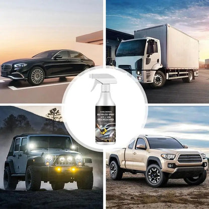 Waterless Car Wash Spray – Quick Clean & Shine