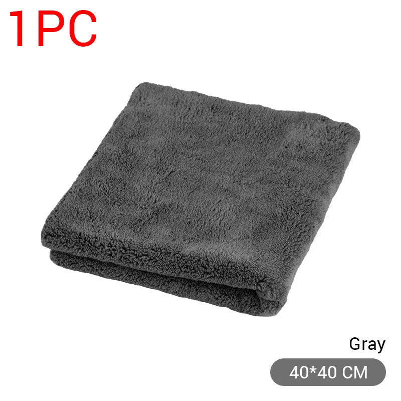 40 × 40 cm Microfiber Car Wash Towels – Pack of 1/3/6/9